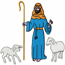 Characters Embroidery Design 1